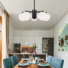 Blundell Frosted Glass 5 Light Pendant